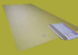 Polycarbonate Sheets, 1 Side Matte,, Translucent Hazy  .015" x 24" x 48" 2 Units - Picture 1 of 10