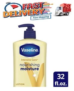 Vaseline Intensive Care Nourishing Moisture Lotion, 32 oz - Picture 1 of 10