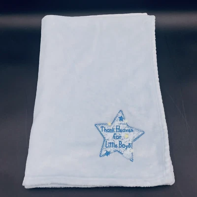 Cobertor essencial bebê Thank Heaven para meninos estrela camada única - Imagem 1 de 4