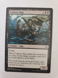 MTG Magic The Gathering Card Cadaver Imp Creature Imp Black Rise of the Eldrazi  - Picture 1 of 2