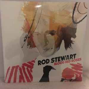 ROD STEWART 2 LP BLOOD RED ROSES ( SEALED ) - Picture 1 of 2