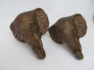 Kirsch Elephant Head Curtain Rod Holder Pole Brackets – Pair of 2 - Picture 1 of 4