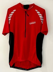 Mens Cycling Top: Altura Night Vision - Red, Black & Reflective - XL size - Picture 1 of 2