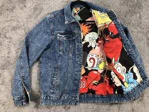 Members Only Jeansjacke Collab Nickelodeon SpongeBob Rugrats Reversible Large - Bild 1 von 20