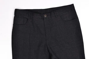 Canali Impeccable Wool Flat Front Dress Pants Men’s Gray 32 X 29 - Picture 1 of 10