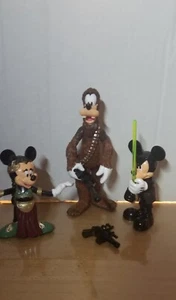 Walt Disney World Minnie Mouse, Mickey, Goofy /as Princess Leia, Luke, Chewbacca - Picture 1 of 10