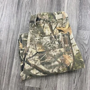 CABELA'S Straight Low Rise Multi Color Camo Cargo Hunting Pants Youth Size 8 - Picture 1 of 10