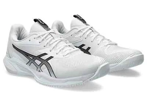 ASICS SOLUTION SPEED FF 3 1041A438 101 White Black Tennis Shoes - Picture 1 of 12