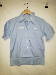 R25T-7 USAF US Air Force Vietnam Flight Nurse Shirt Name Rank 2nd Lt Edwards - Picture 1 of 3