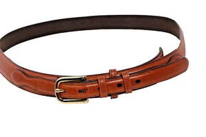Cabela's Brown Leather Belt Size 48 - Picture 1 of 8