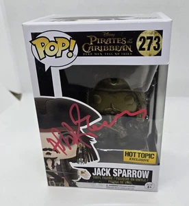 Hans Zimmer Signed Pirates Of The Carribean 5 Jack Sparrow FUNKO POP #273 SWAU - Picture 1 of 4