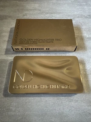 Paleta Brilladora Híbrida Multiuso Trío Iluminador Dorado Natasha Denona Nueva en Caja Foto 1 de 3