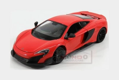 1:24 WELLY Mclaren 675Lt 2015 Red WE24089R - Immagine 1 di 2