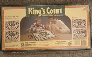 Kings Court The Original Game of Super Checkers 1989 Complete EUC Clean Box Vintage - Bild 1 von 10