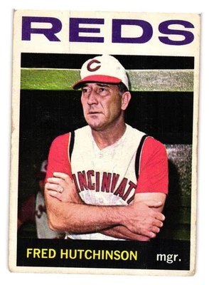 1964 Topps - #207 Fred Hutchinson Foto 1 de 2