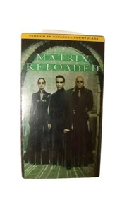 The Matrix Reloaded (VHS, 2003, Spanish Subtitled, Pan Scan) "OEM SEAL" - Picture 1 of 8