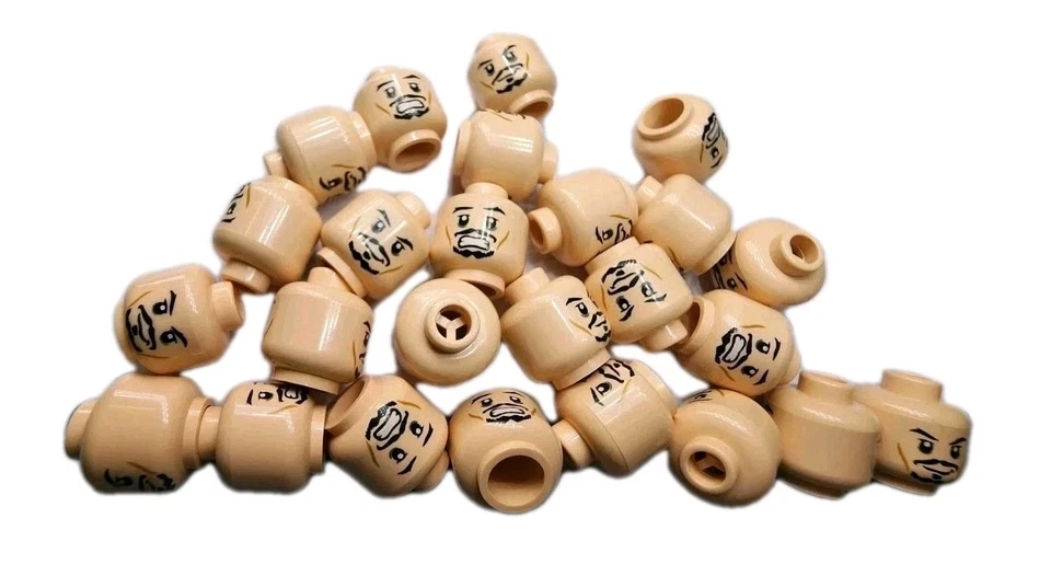 NUEVO LEGO® 25 Minifigura Cabeza Jack Sparrow Parte Piratas del Caribe 4184 4191  Foto 1 de 1