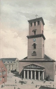 um 1920 PC: Vor Frue Kirke (Frauenkirche) - Kopenhagen, Dänemark - Bild 1 von 2