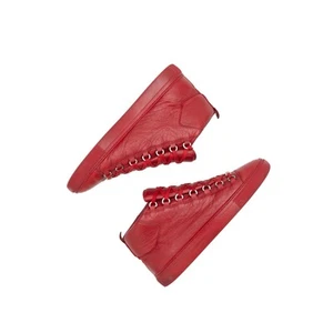 746$ Balenciaga Iconic Arena High Top 'Rouge Paprika' Sneaker 412381 US9/42 - Bild 1 von 13