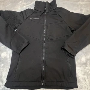 Columbia Jacket Youth 14/16 Black Full Zip Fleece Lined Outdoors Winter Coat - Picture 1 of 24