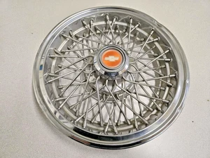 Chevy Malibu OEM 14" Wire Hubcap Wheelcover 3158, 81-87 Chevy Malibu USED - Picture 1 of 5