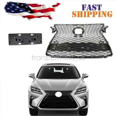 Conjunto de parrilla superior e inferior para Lexus RX350 RX450h F Sport 2016 2017 2018 2019 Foto 1 de 4