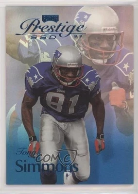 1999 Playoff Prestige SSD Spectrum Blue /500 Tony Simmons #B081 - Image 1 of 2
