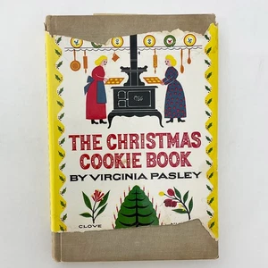 The Christmas Cookie Book Virginia Pasley Hardcover Book DJ 1950 Cookbook Recipe - Imagen 1 de 24