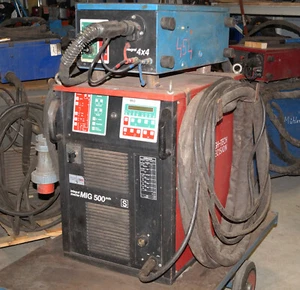 MIG MAG WIG TIG Elektroden Schweißgerät EWM Integral Inverter MIG 500 Puls 500A - Bild 1 von 18