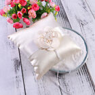  20 X20cm Wedding Ring Cushion White Throw Pillows Rings Bride Pad