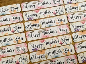 15x Happy Mothers Day Card Toppers Sentiments Banners Floral Watercolour - Picture 1 of 2