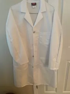 Red Kap Men's White Button Front Lab Coat. Large. Brand New - Picture 1 of 7
