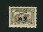 Australie Scott # CO1 VF OG LH BOB OS 6d timbre de poste aérien chat 35 $