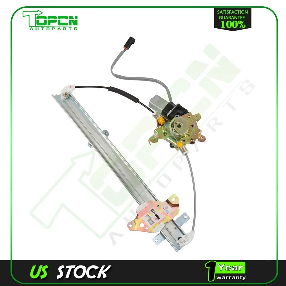 Regulador de ventana eléctrica para Nissan Frontier 98-04 con motor lado del pasajero delantero Foto 1 de 4