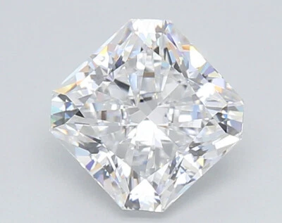 1.25 CT Square Radiant Cut Lab Grown Diamond For Engagement Ring - IGI Certified - Image 1 of 2