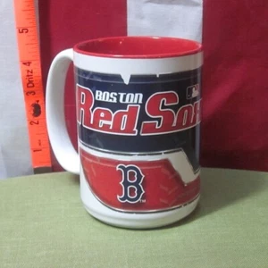 BOSTON RED SOX coffee mug 2015 red white blue cup MLB throwback logo - Picture 1 of 3