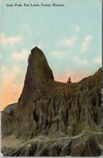 Vintage 1915 Montana Postcard "Icicle Peak, Bad Lands, Eastern Montana"