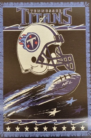 NFL Tennessee Titans 48" x 60" Blanket Throw, New (Made In The USA) Cover