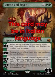 MTG WRENN AND SEVEN ITALIAN EXC - WRENN E SETTE - MID X IT - MAGIC - Picture 1 of 1