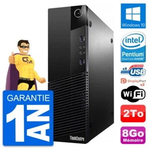 PC Lenovo ThinkCentre M83 SFF Intel G3220 RAM 8Go Disque 2To Windows 10 Wifi - Photo 1/8
