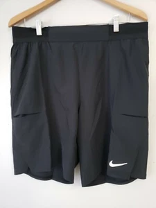 Nike Dry Court Advantage Size 2XL 7" MEN'S TENNIS SHORTS NEW CV5046 010 - Picture 1 of 2