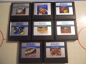 Atari 5200 game lot -Set of 8 -Space Invaders, Baseball and 6 more -Tested/Works - Picture 1 of 5