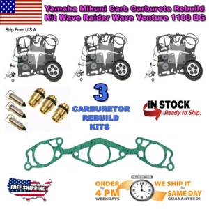 Yamaha Mikuni Carburetor Rebuild Kit Wave Raider Wave Venture 1100 Needle/Seat - Picture 1 of 12