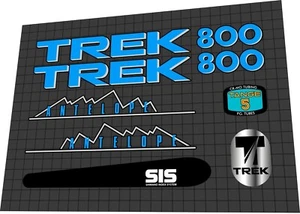 TREK 800 (1989) Antelope Frame Decal Set - Picture 1 of 4