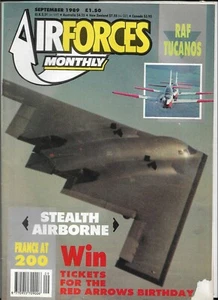 Air Forces Monthly. Magazine September 1989. Stealth Airborne, RAF Tucanos - Picture 1 of 1