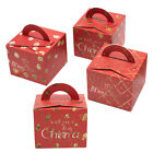 Kichvoe 12pcs Christmas Cookie Boxes Xmas Party Favor Containers