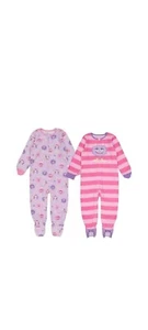 Kinder Hauptquartier Kinder 2er Pack Decke Schlafanzug, Pink Monster - Bild 1 von 1