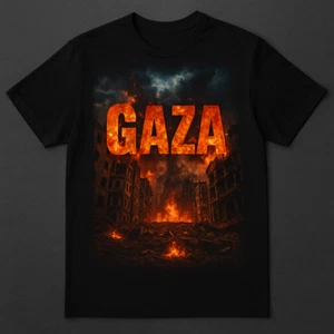 Gaza Herren Shirt Free Palestine Statement T-Shirt Protest bis 8XL - Bild 1 von 3