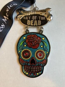2017 Day of the Dead Las Cruces NM New Mexico 50K Half Marathon Finisher Medal - Picture 1 of 6