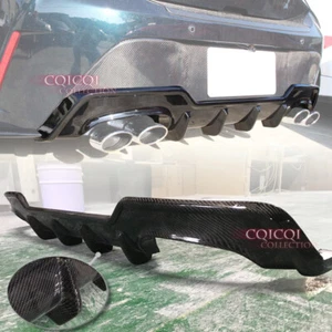 Carbon Fiber rear diffuser for Toyota 2019~2022 Auris Corolla hatchback SE XSE ◎ - Picture 1 of 3